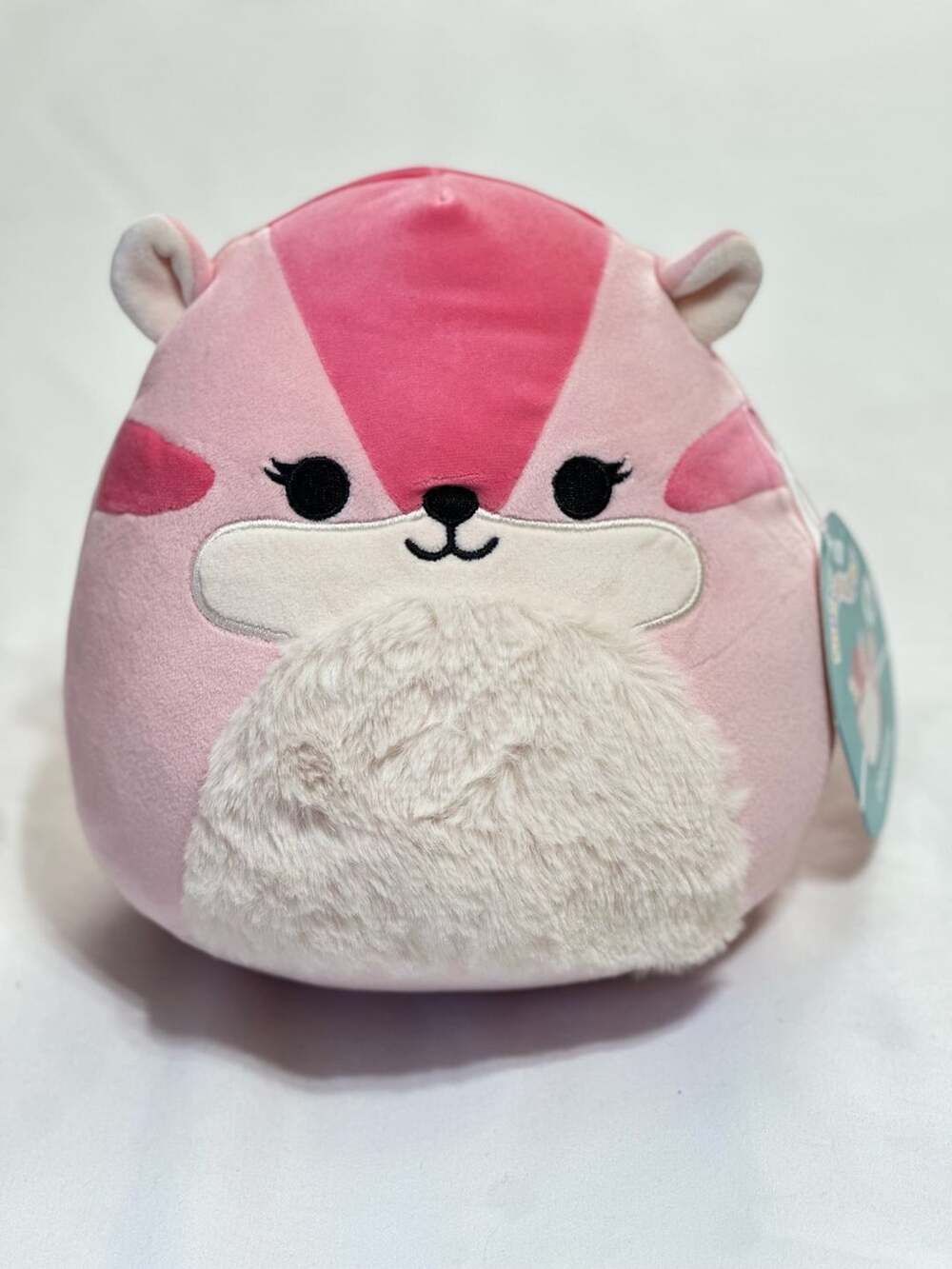 Squishmallows Dianalee Pink Chipmunk with Fuzzy Belly Plush